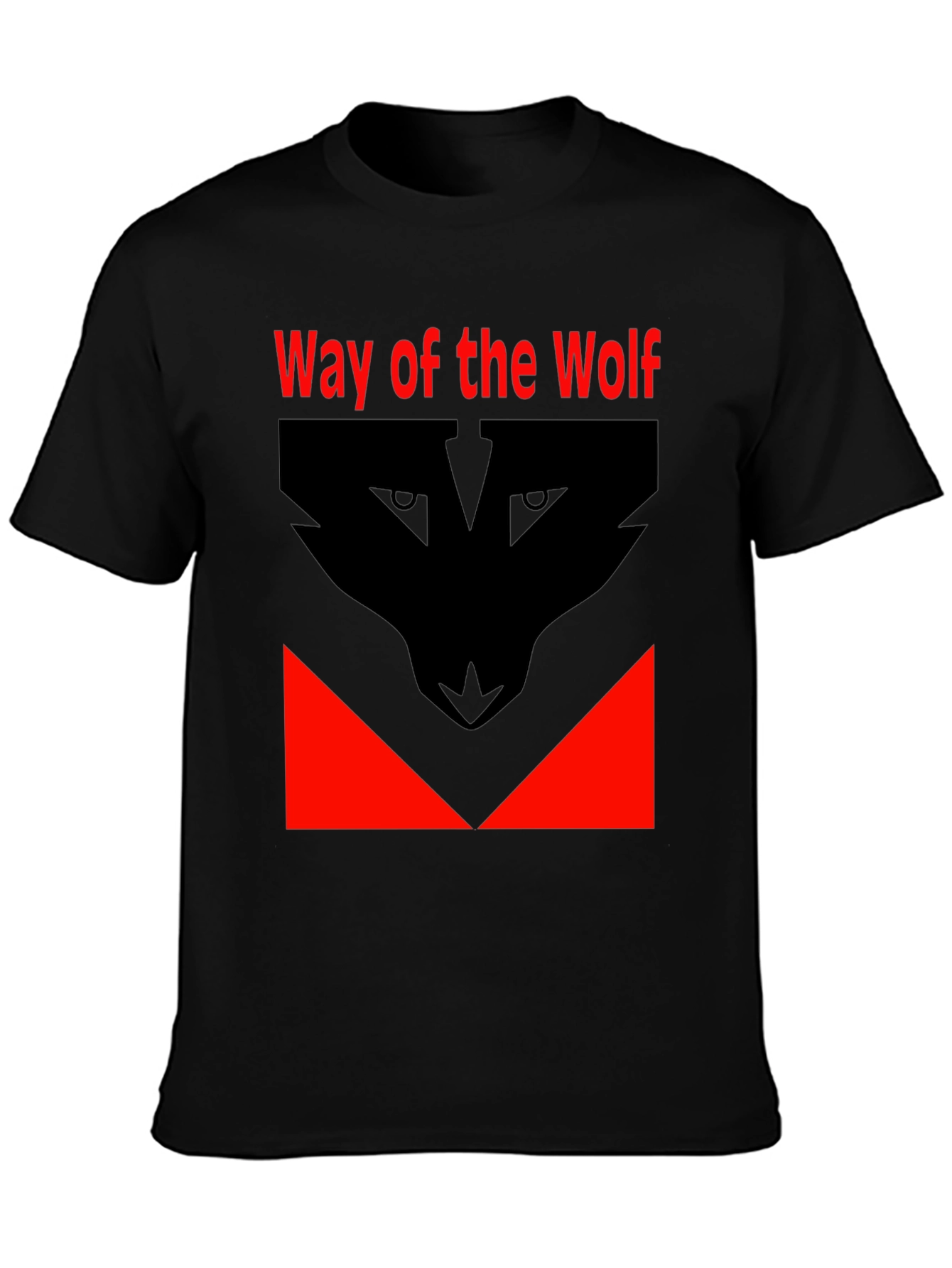 Way of the Wolf Graphic Tee - Black T-Shirt