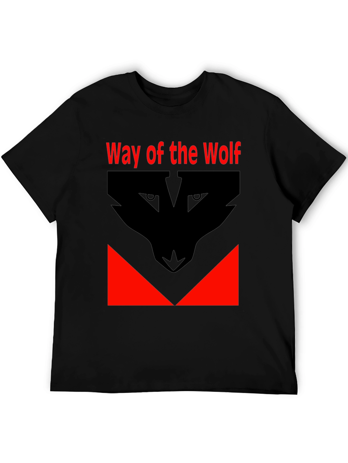 Way of the Wolf Graphic Tee - Black T-Shirt
