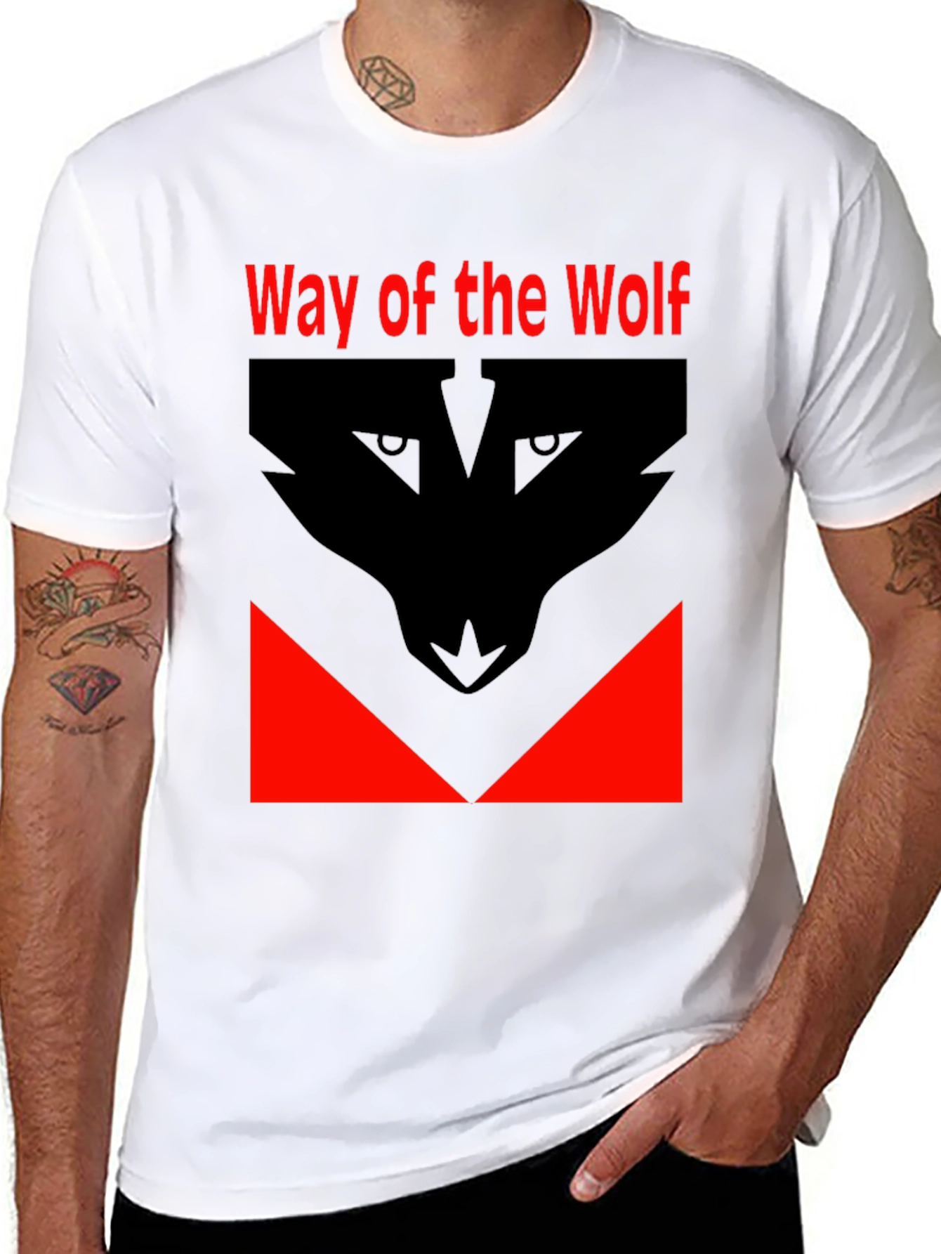 Way of the Wolf Graphic Tee - Black T-Shirt