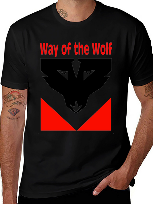 Way of the Wolf Graphic Tee - Black T-Shirt