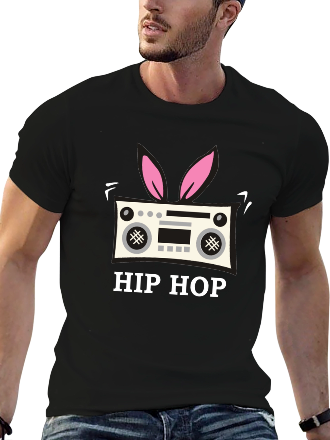 Hip Hop Easter Bunny Graphic Tee