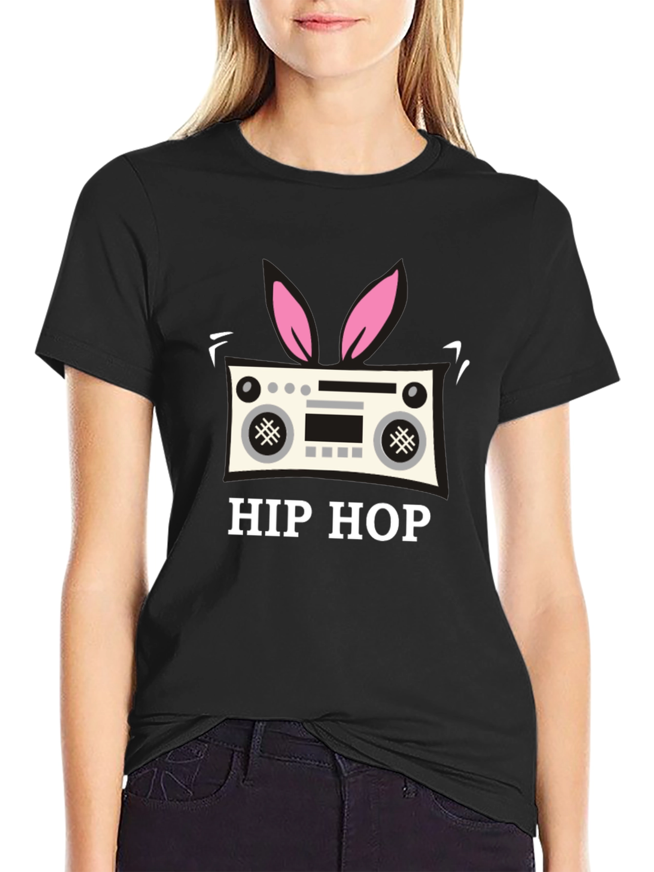 Hip Hop Easter Bunny Graphic Tee