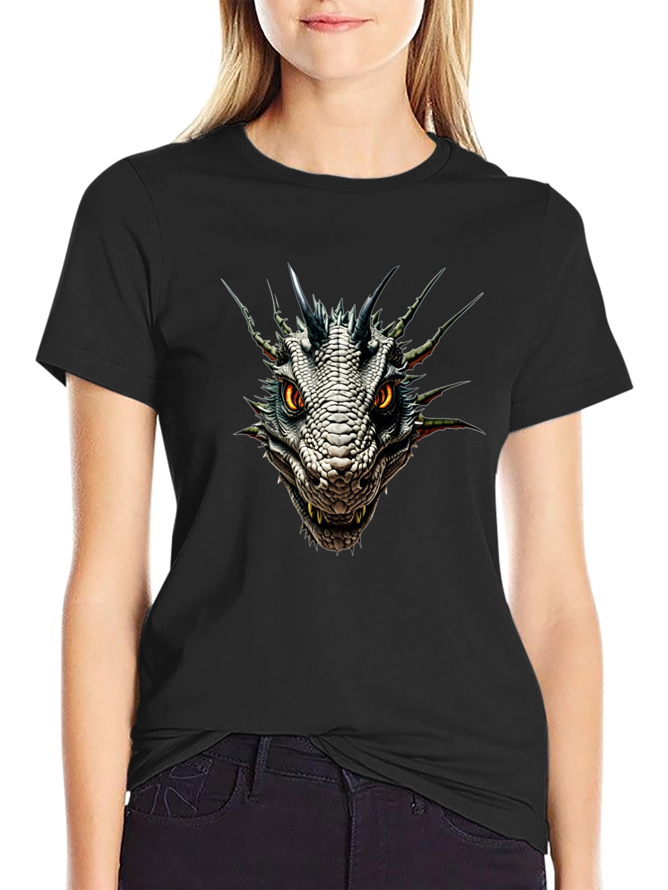 Dragon Head Graphic Tee - Fierce Style