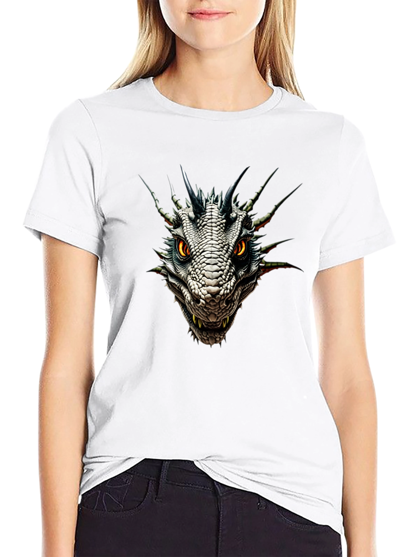 Dragon Head Graphic Tee - Fierce Style