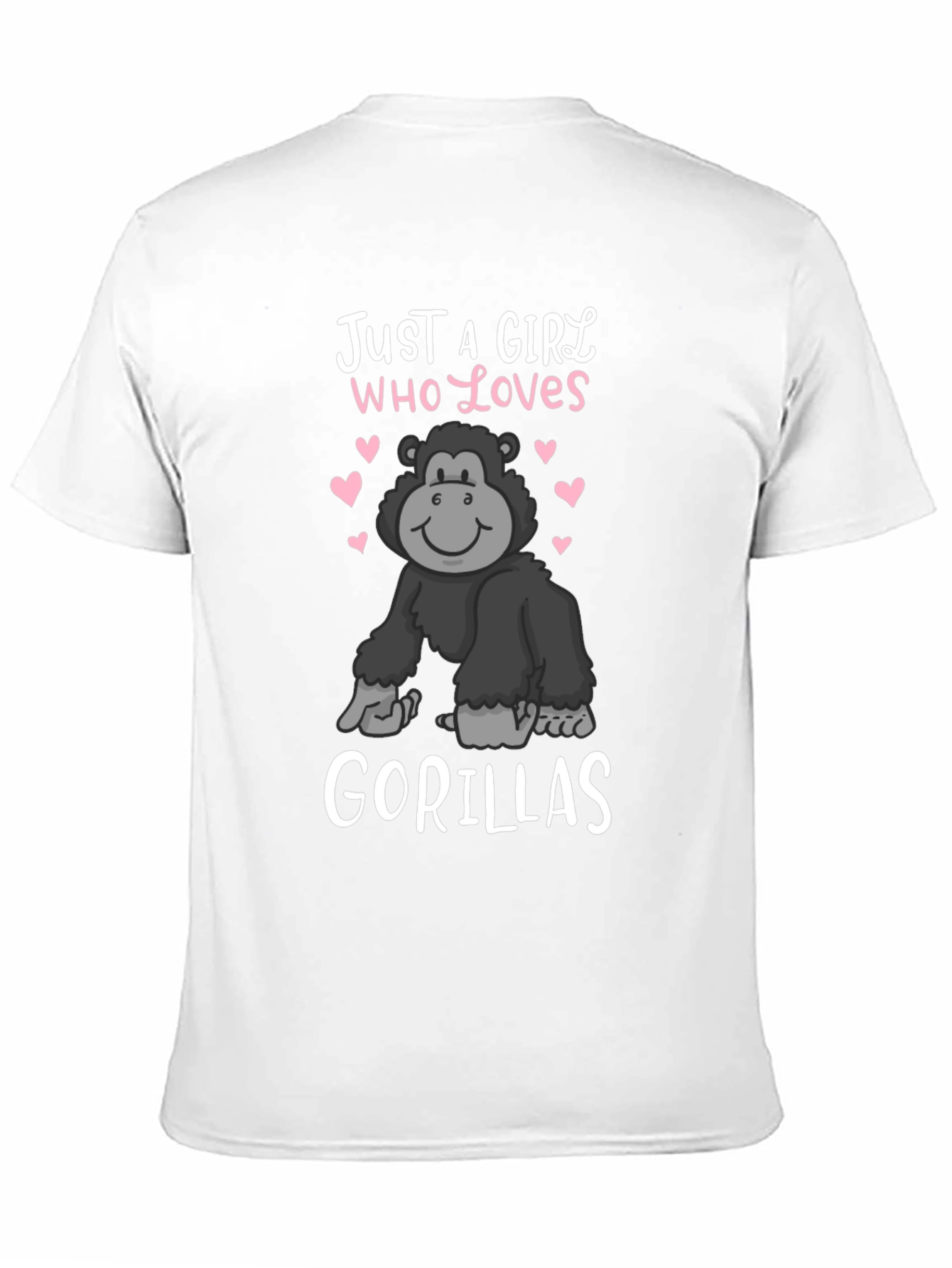 Girl Who Loves Gorillas T-Shirt