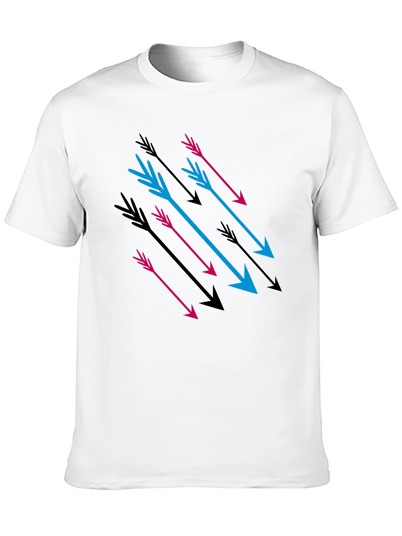 Arrow Graphic Tee - Modern Design Casual Wear