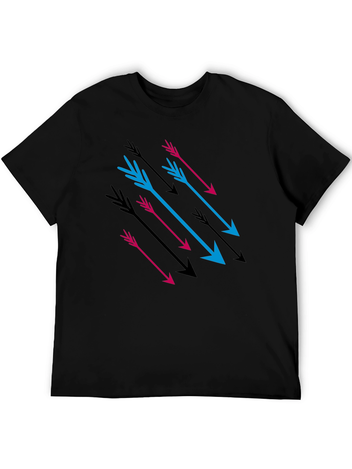 Arrow Graphic Tee - Modern Design Casual Wear