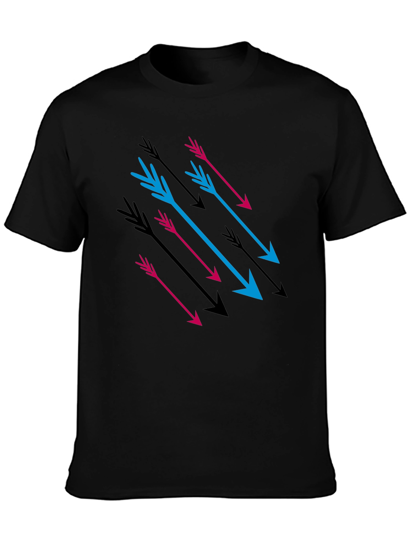 Arrow Graphic Tee - Modern Design Casual Wear