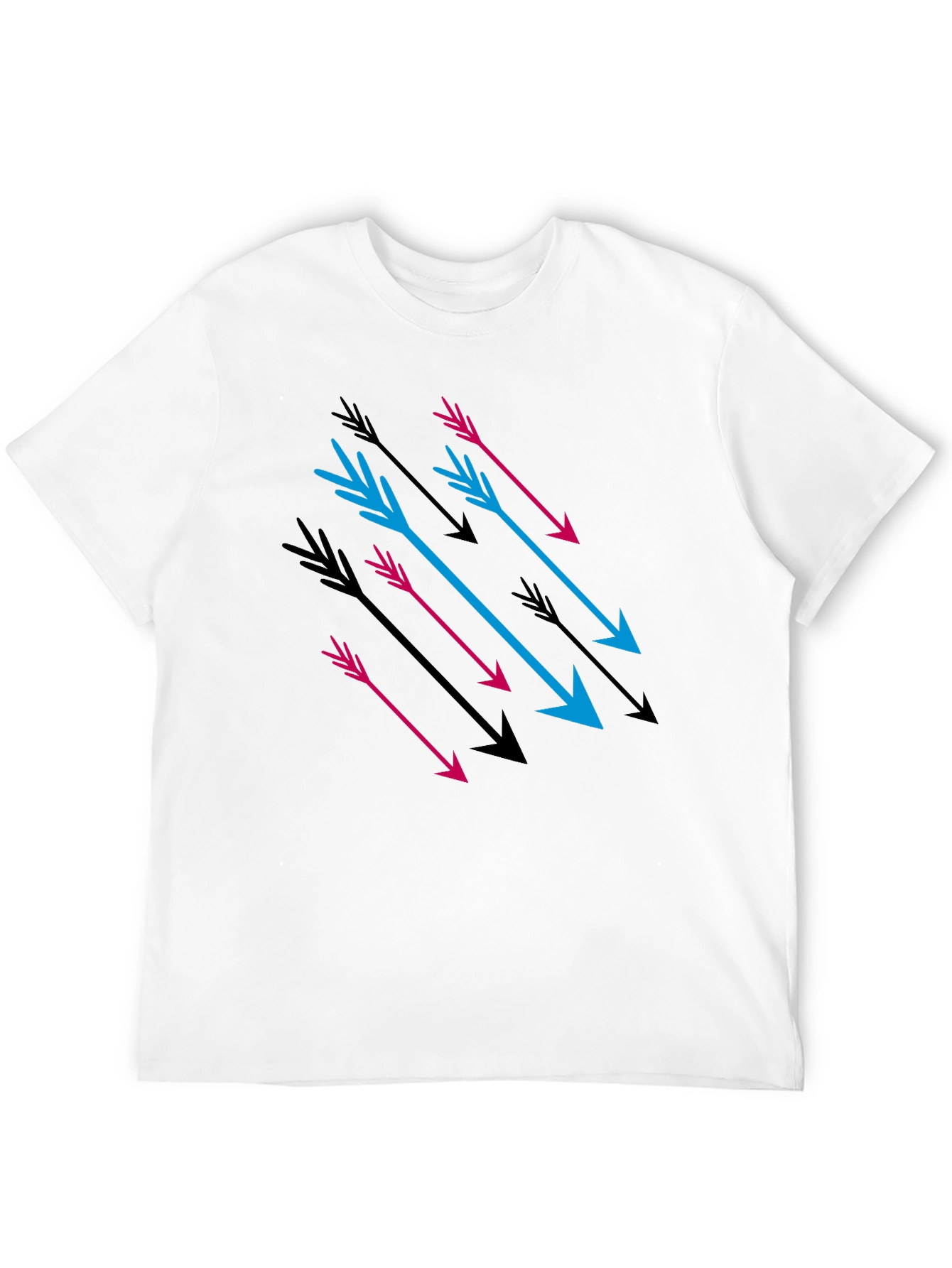 Arrow Graphic Tee - Modern Design Casual Wear
