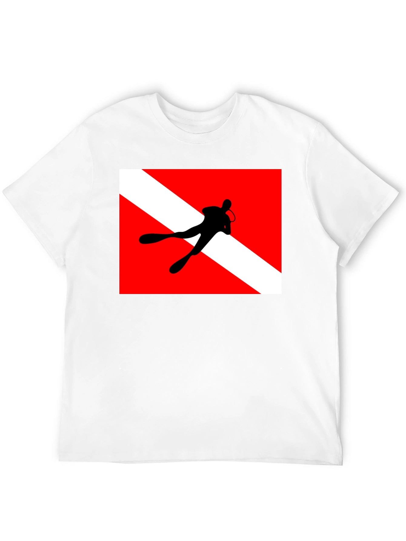 Diver Down Flag Graphic Tee - Scuba Diving Shirt