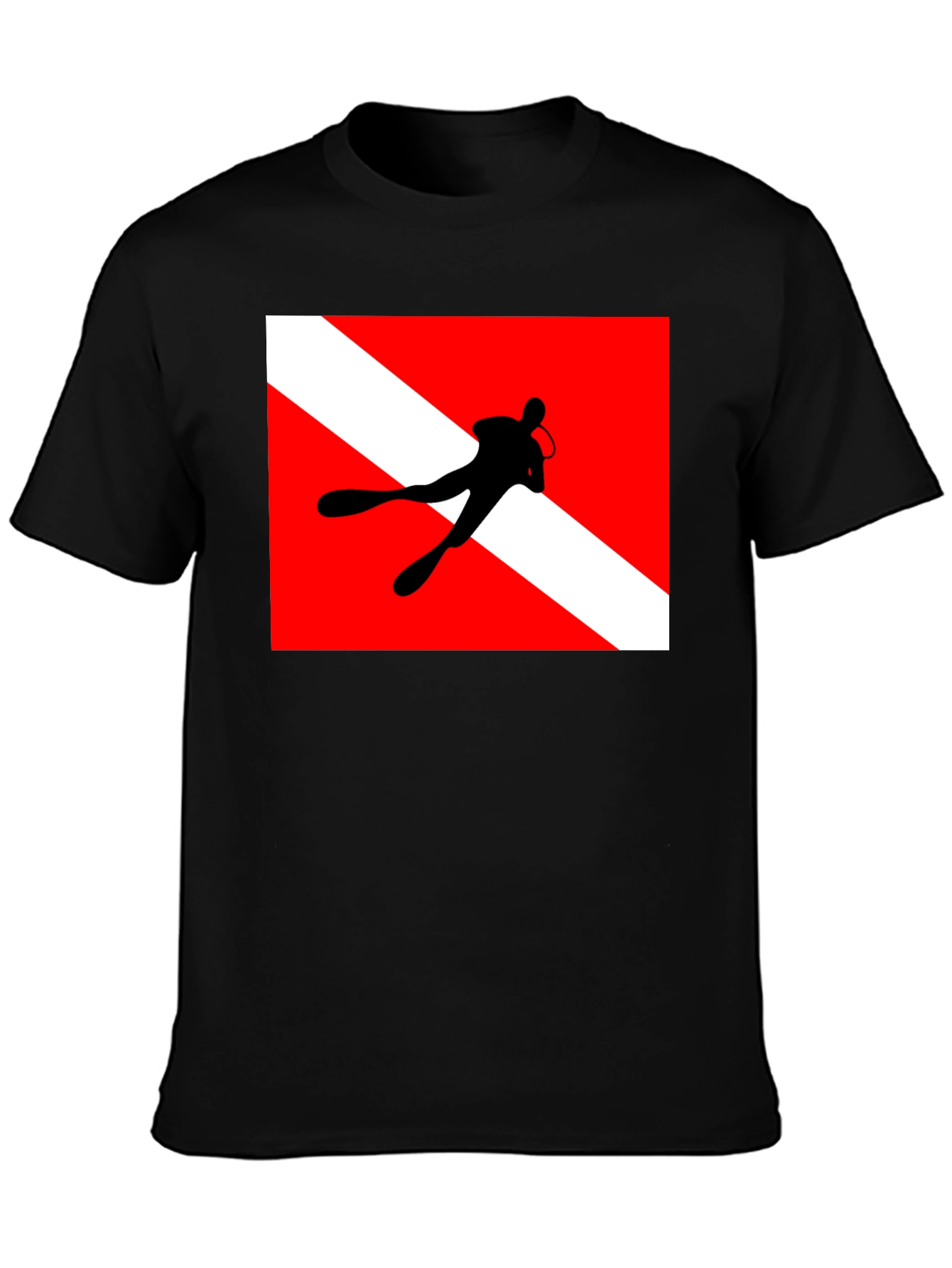 Diver Down Flag Graphic Tee - Scuba Diving Shirt