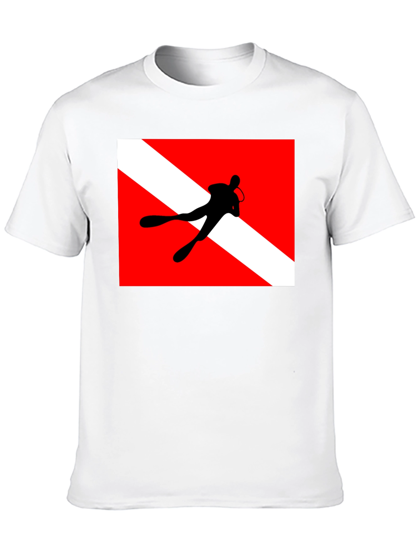 Diver Down Flag Graphic Tee - Scuba Diving Shirt