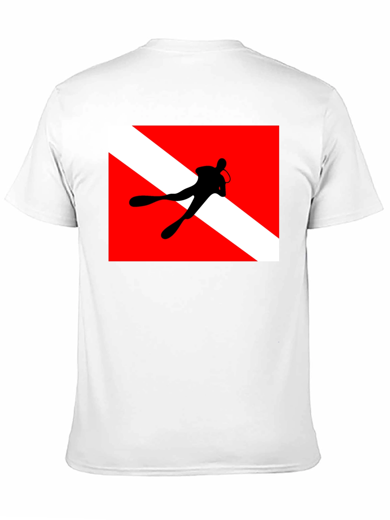 Diver Down Flag Graphic Tee - Scuba Diving Shirt