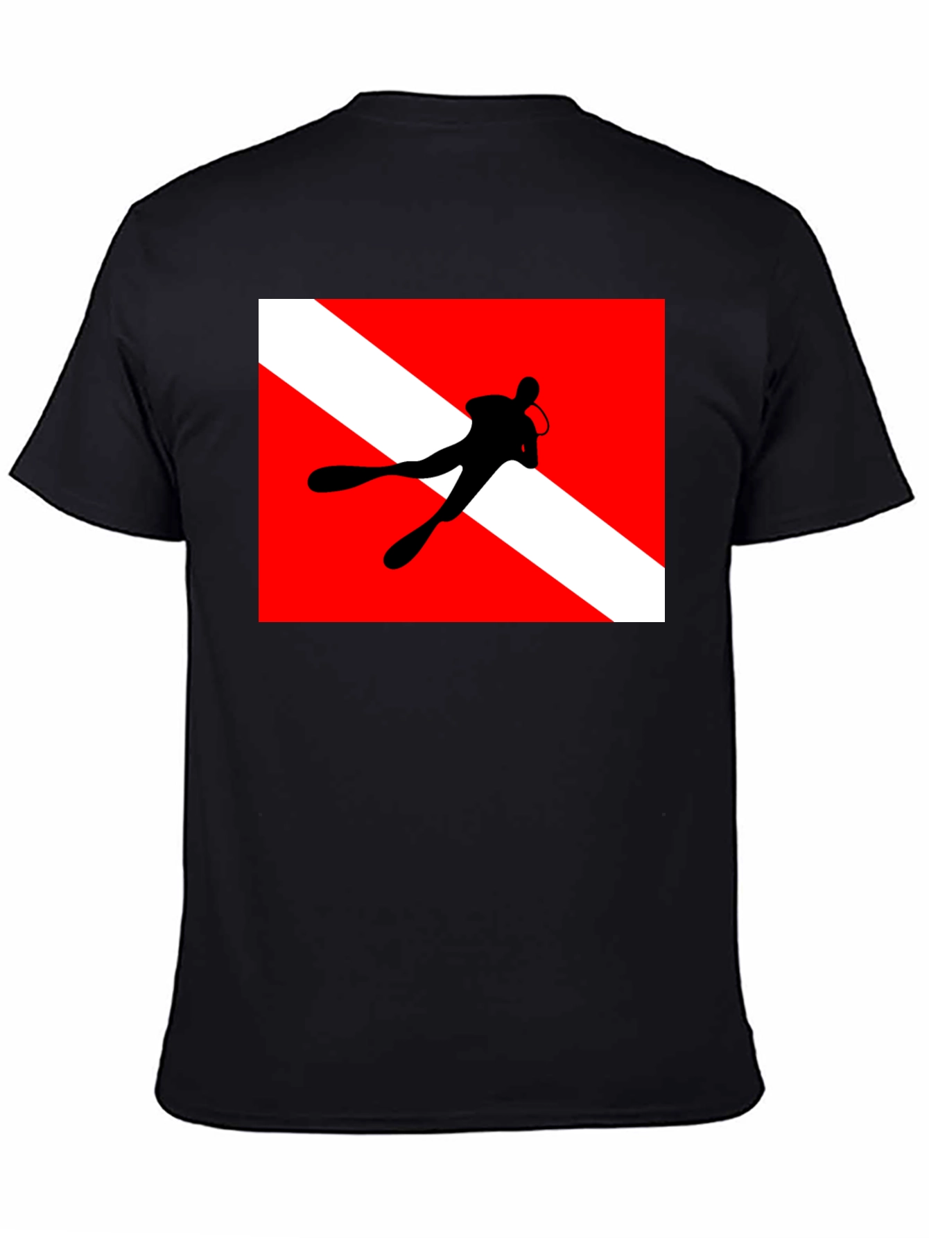 Diver Down Flag Graphic Tee - Scuba Diving Shirt