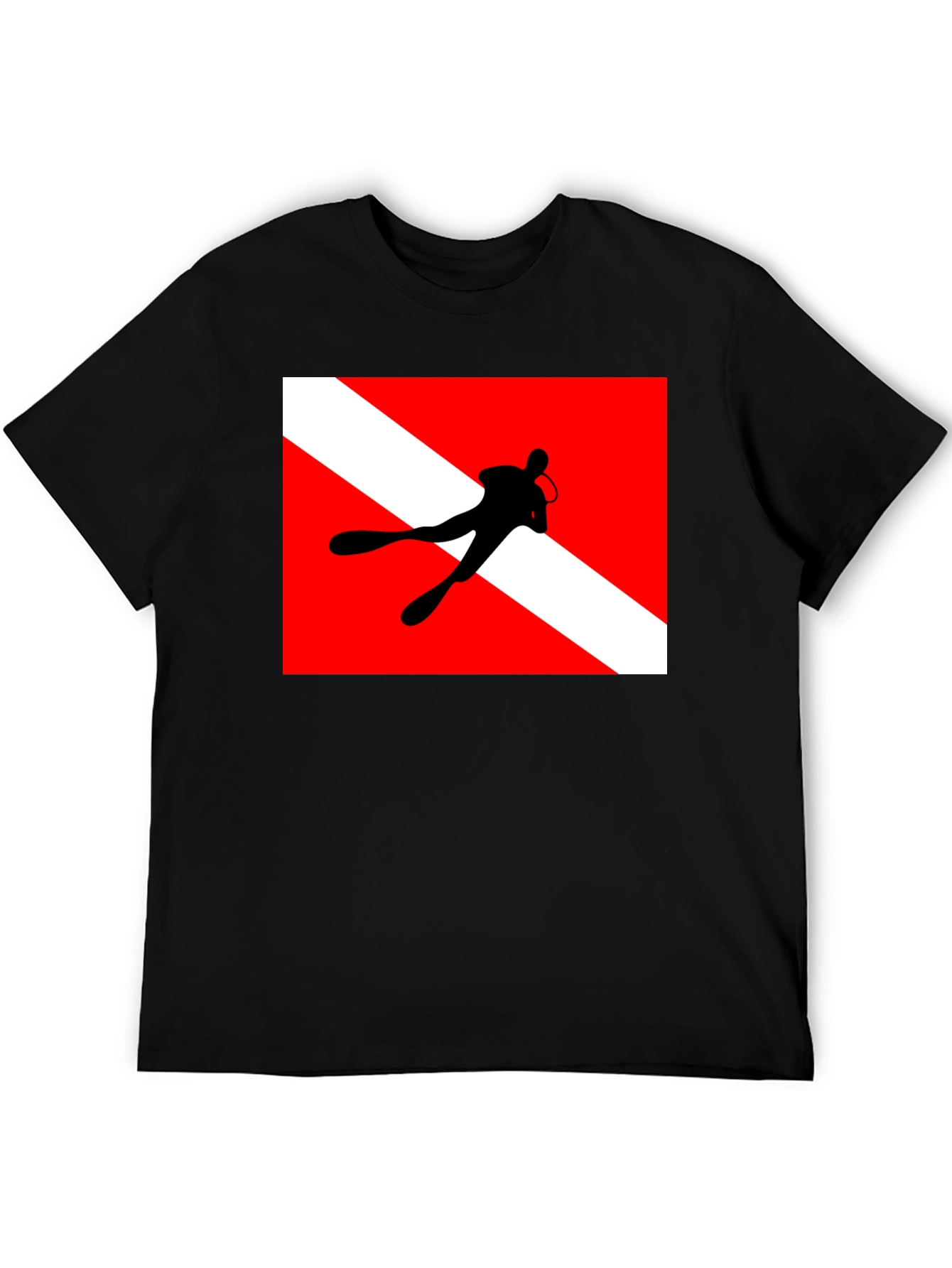 Diver Down Flag Graphic Tee - Scuba Diving Shirt