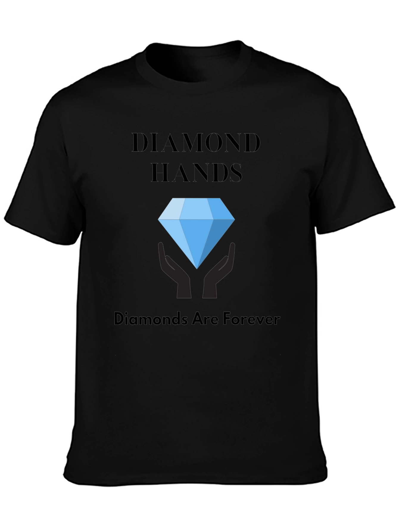 Diamond Hands Graphic Tee - Diamonds are Forever