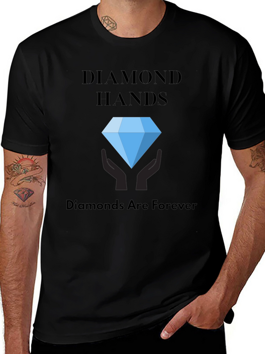 Diamond Hands Graphic Tee - Diamonds are Forever