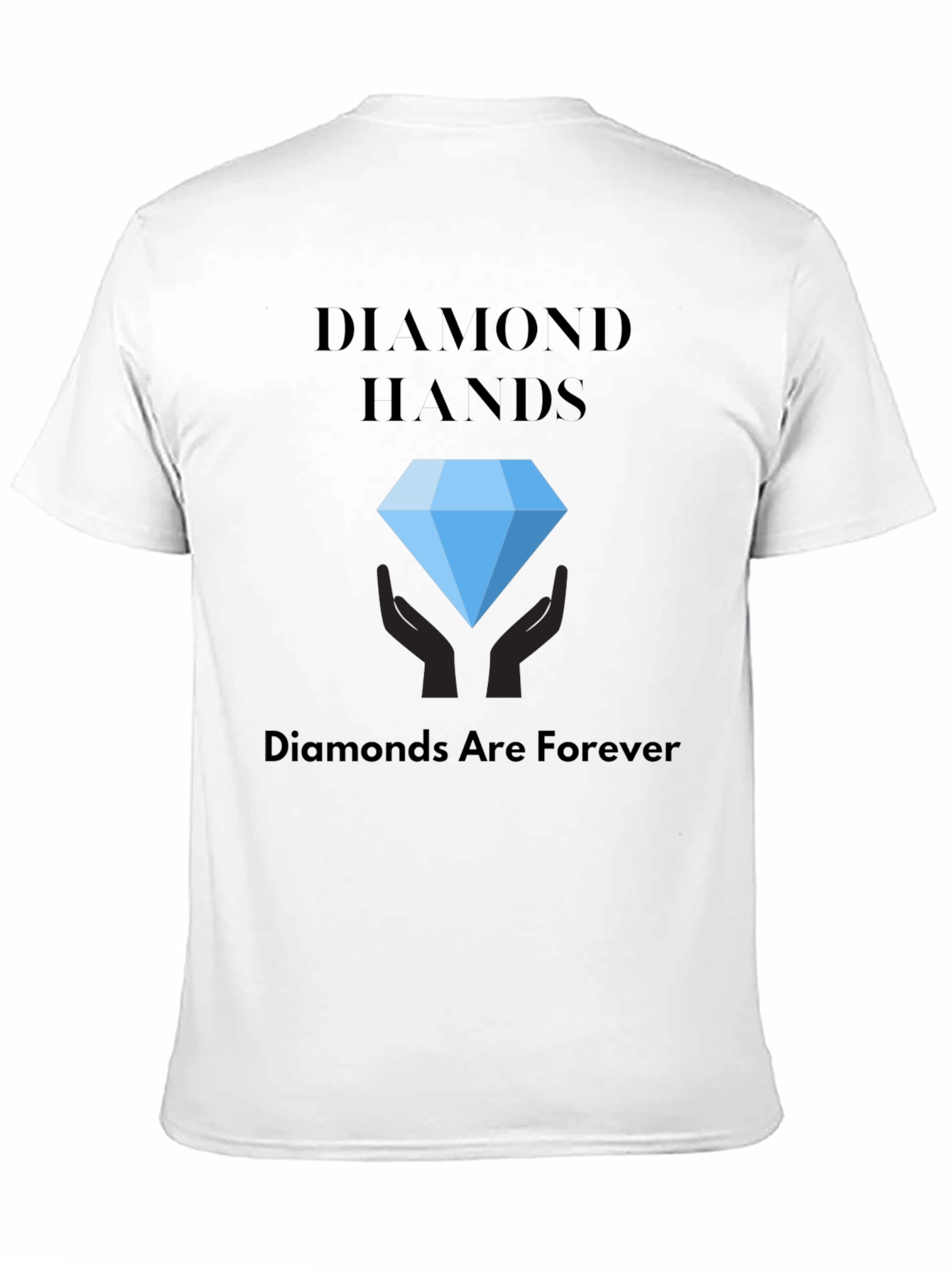 Diamond Hands Graphic Tee - Diamonds are Forever