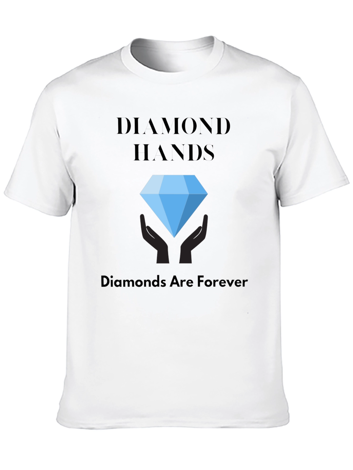 Diamond Hands Graphic Tee - Diamonds are Forever