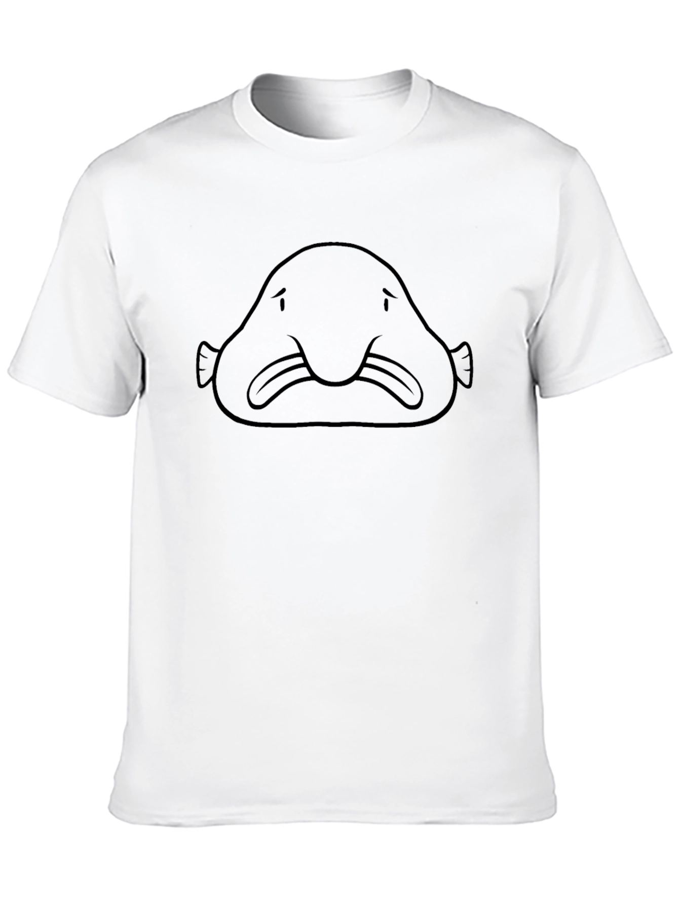 Blobfish Graphic T-Shirt - Funny Deep Sea Creature Tee