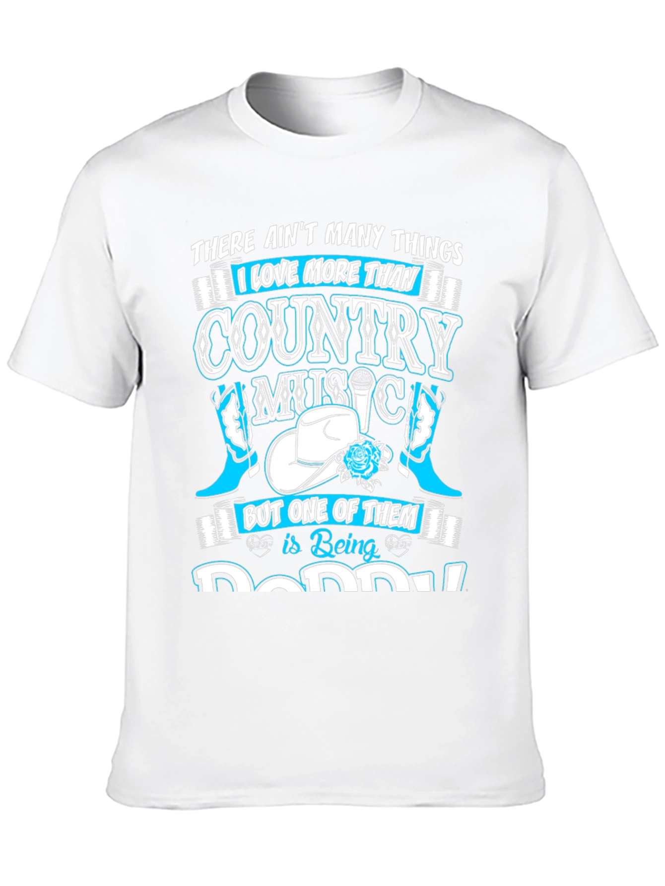 Country Music Daddy T-Shirt Black