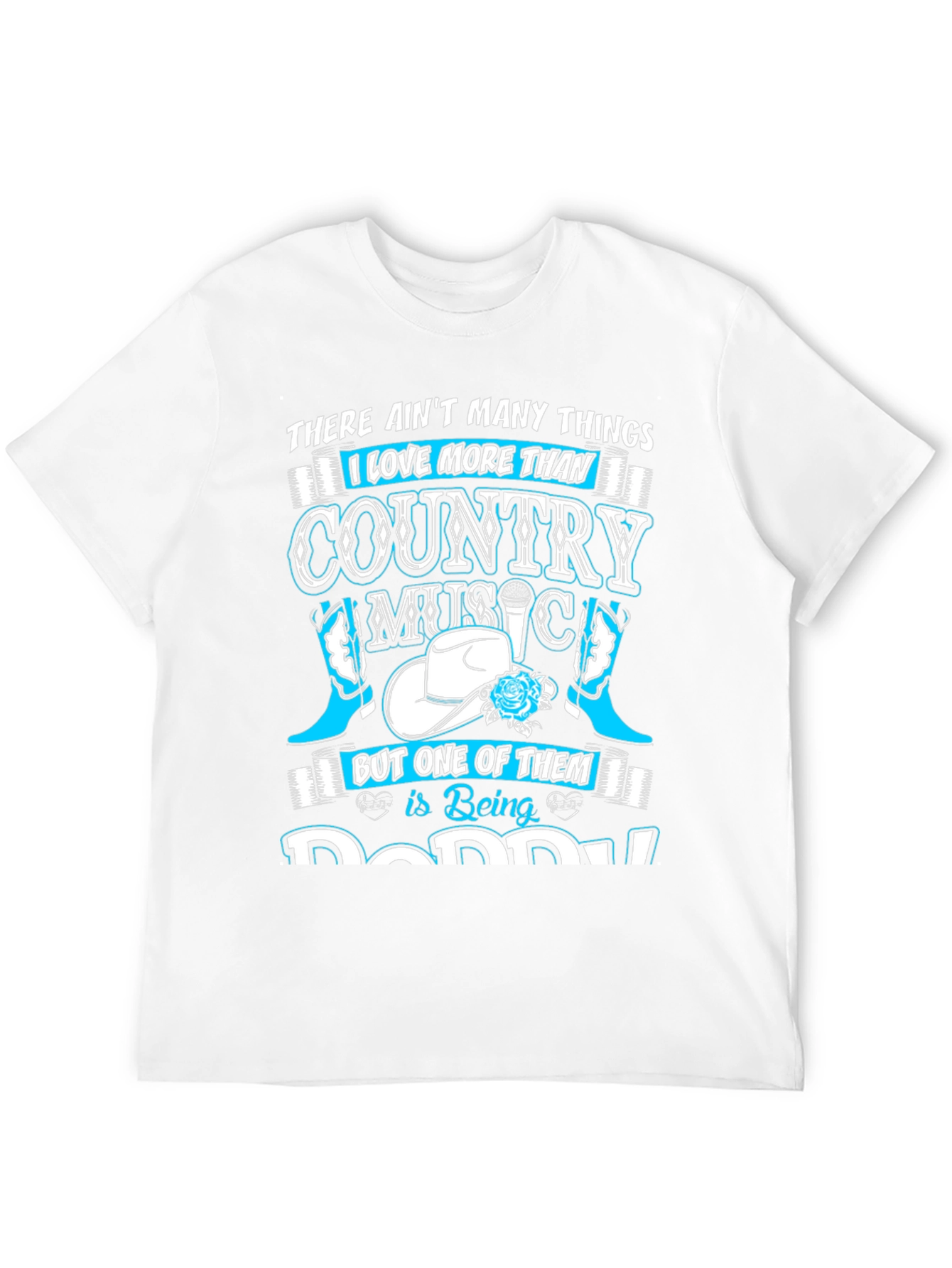Country Music Daddy T-Shirt Black