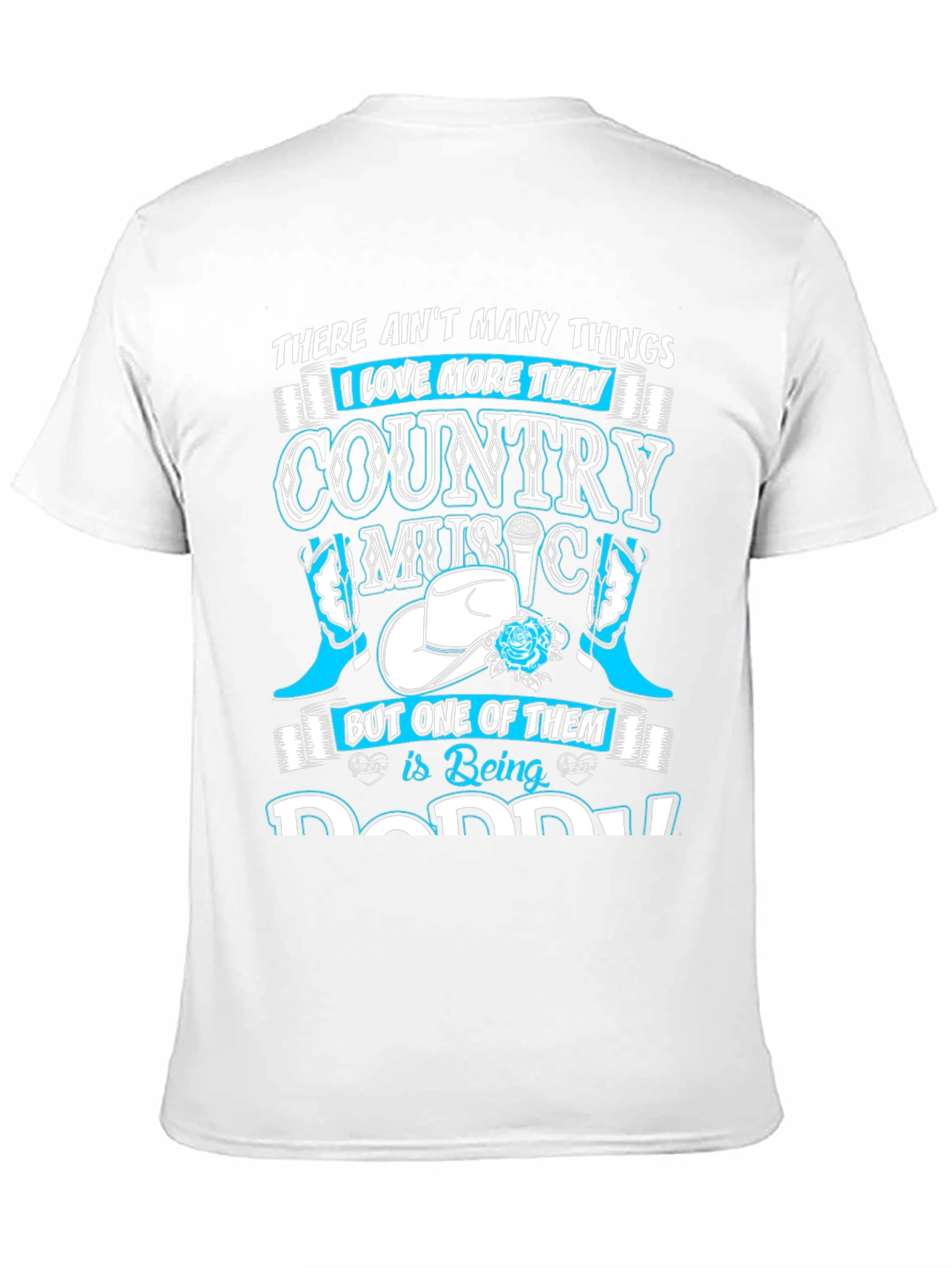Country Music Daddy T-Shirt Black