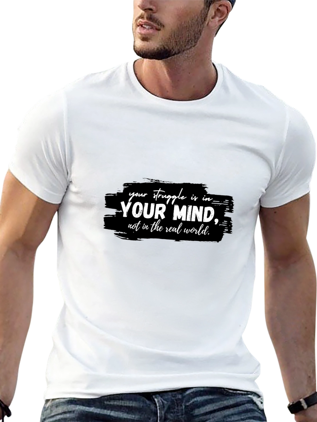 Mind Over Matter T-Shirt: Motivational Black Tee