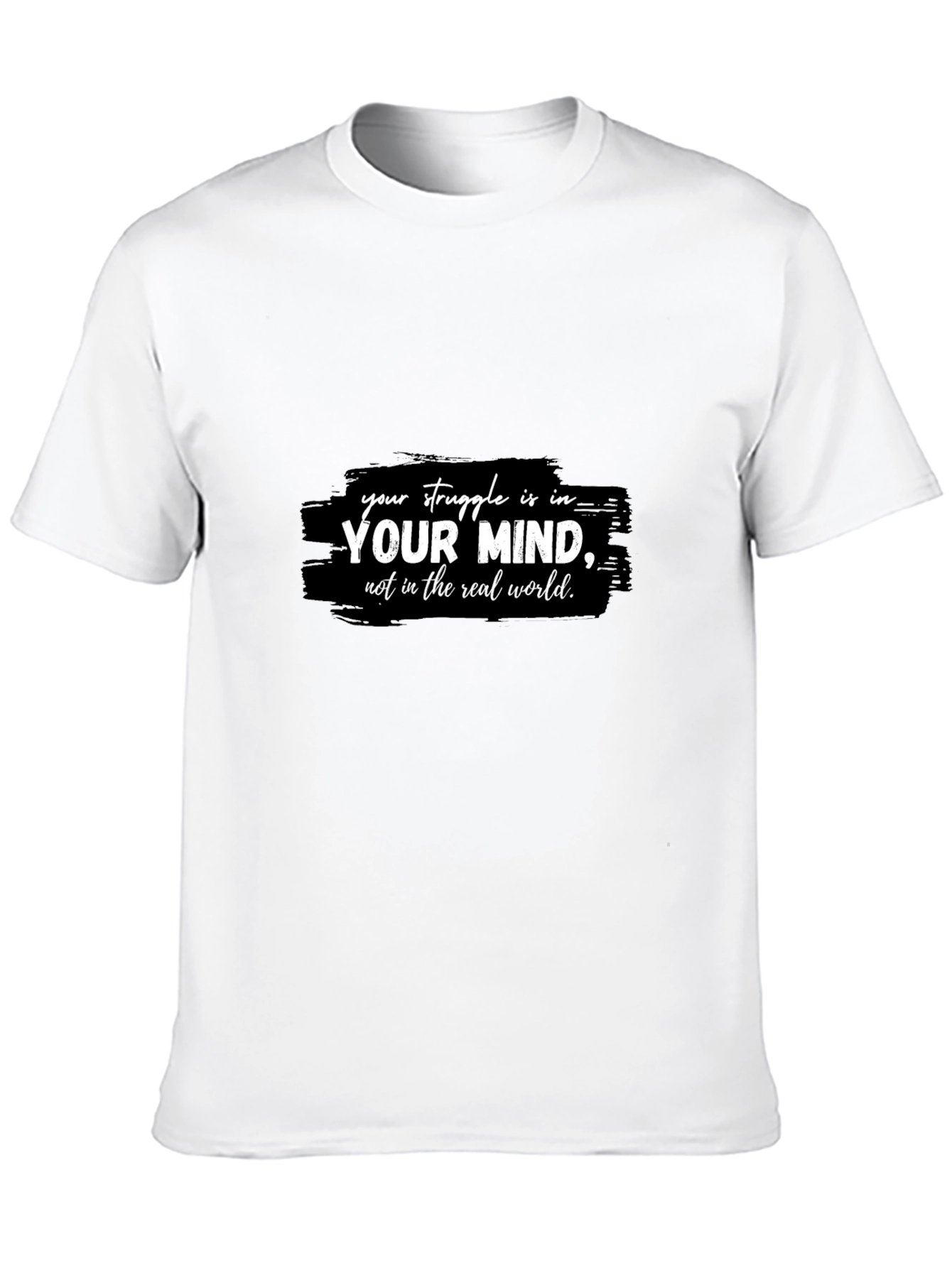 Mind Over Matter T-Shirt: Motivational Black Tee