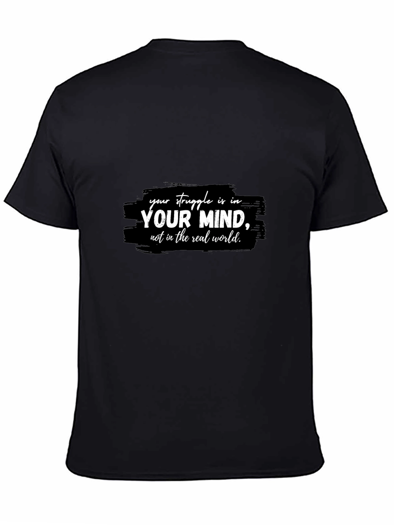 Mind Over Matter T-Shirt: Motivational Black Tee