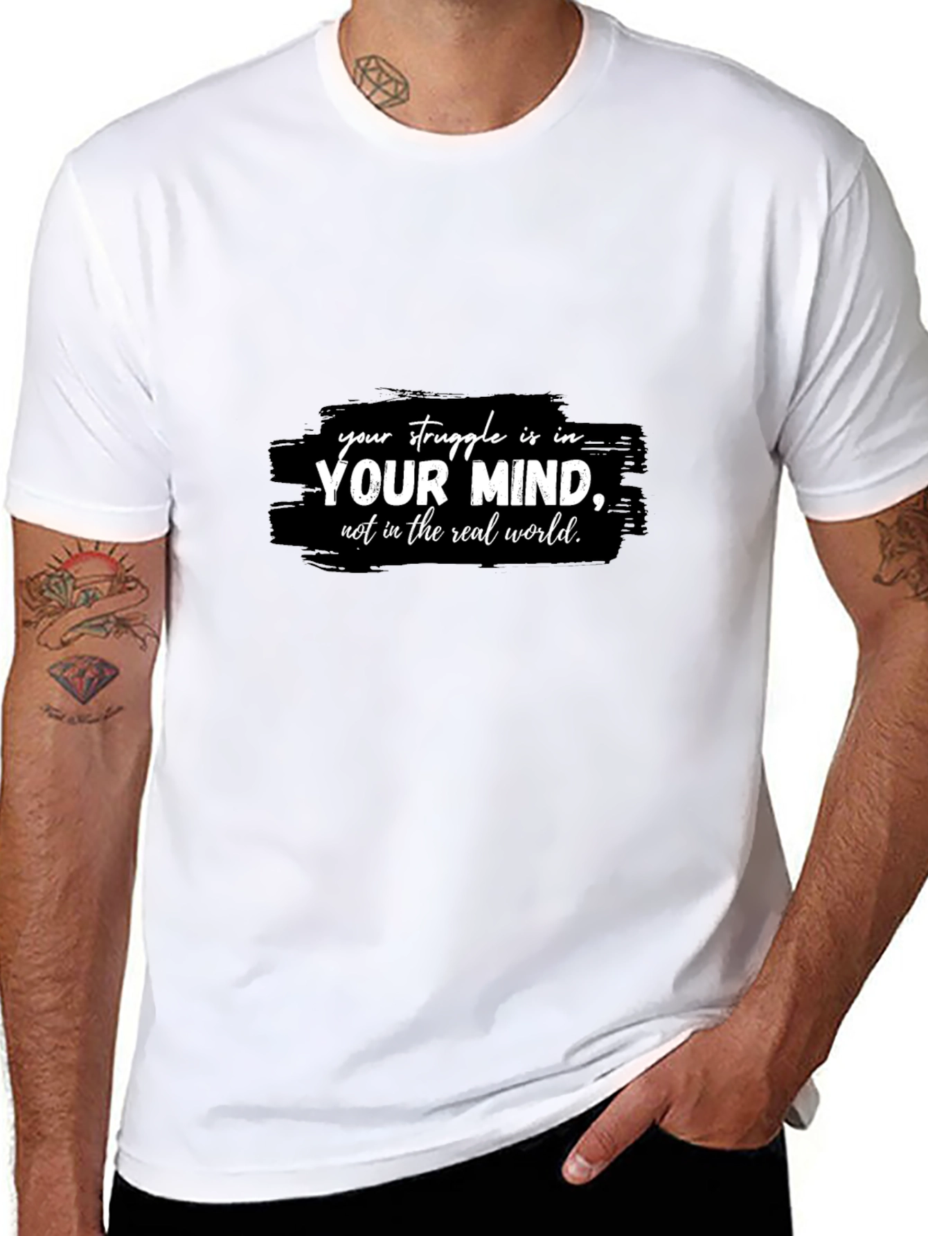 Mind Over Matter T-Shirt: Motivational Black Tee