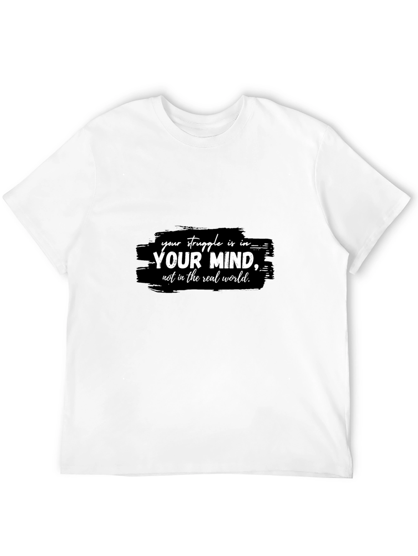 Mind Over Matter T-Shirt: Motivational Black Tee