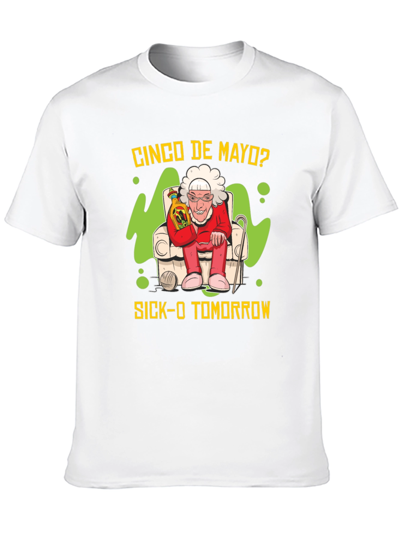 Cinco de Mayo Sick-O Tomorrow Graphic T-Shirt