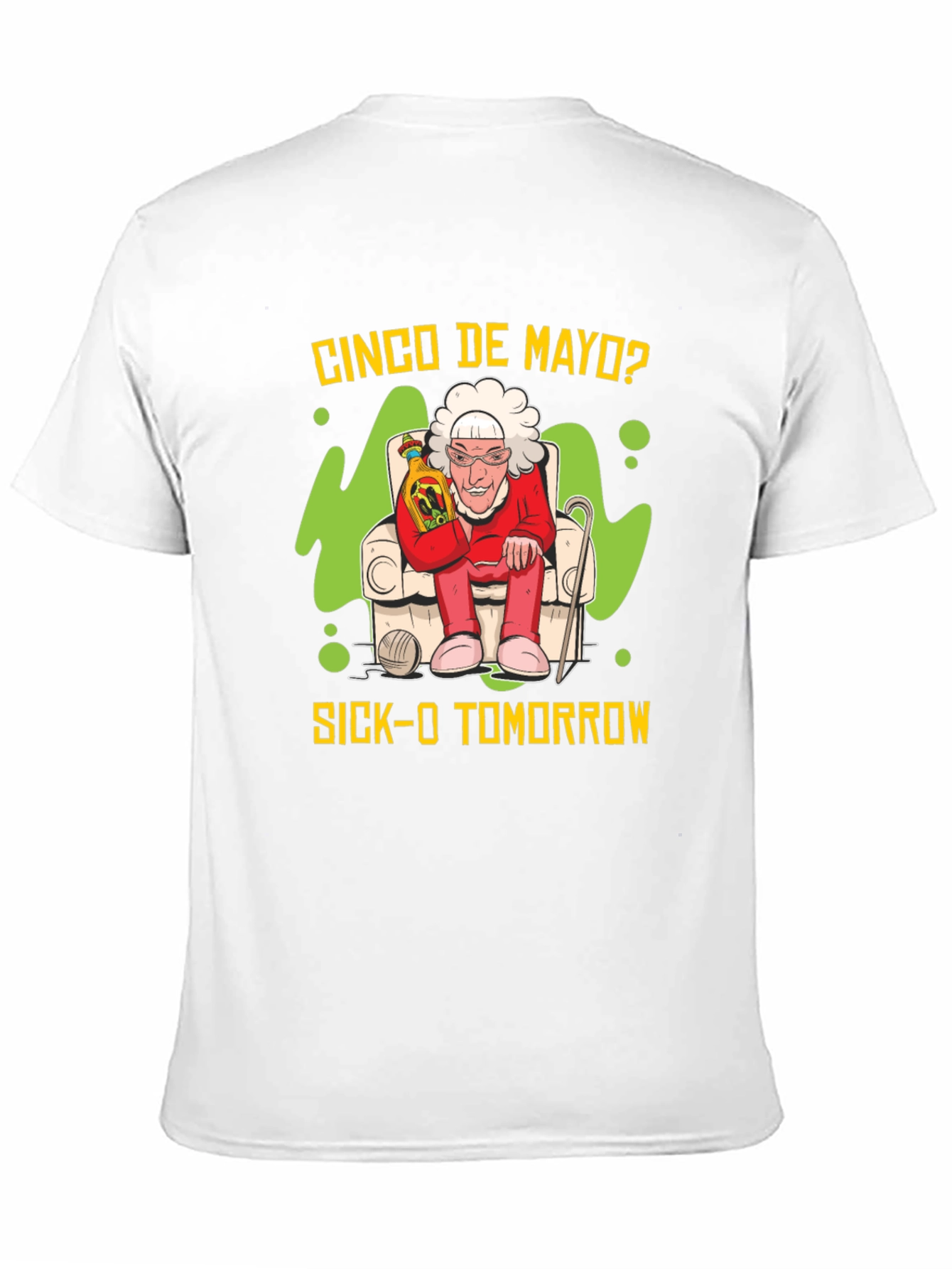 Cinco de Mayo Sick-O Tomorrow Graphic T-Shirt