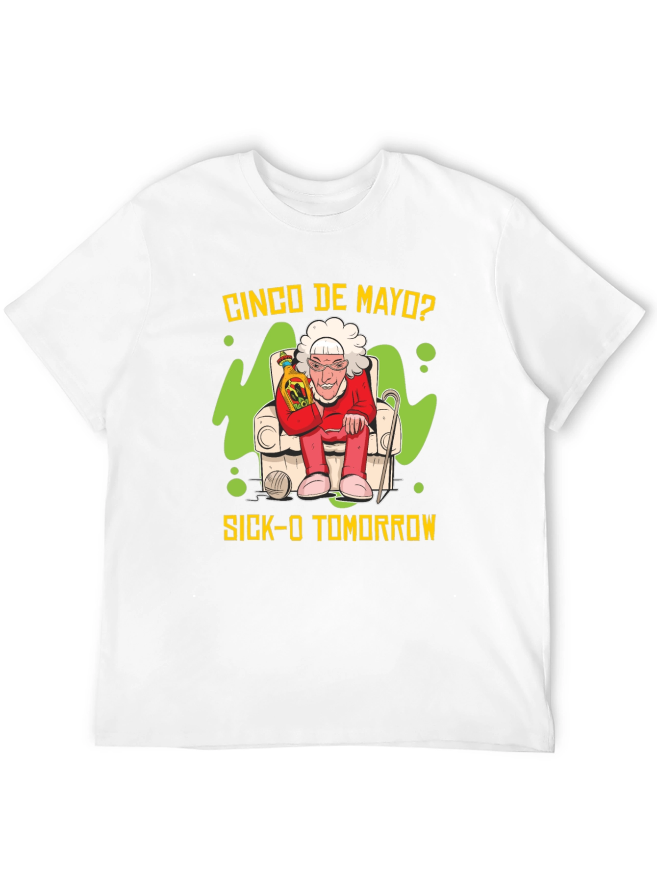 Cinco de Mayo Sick-O Tomorrow Graphic T-Shirt