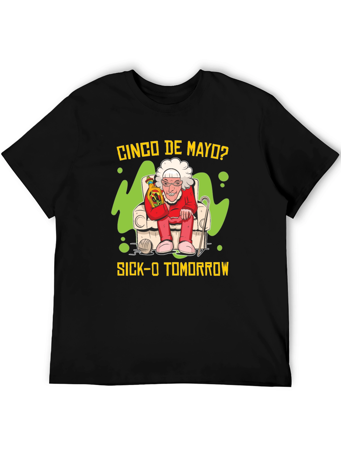 Cinco de Mayo Sick-O Tomorrow Graphic T-Shirt