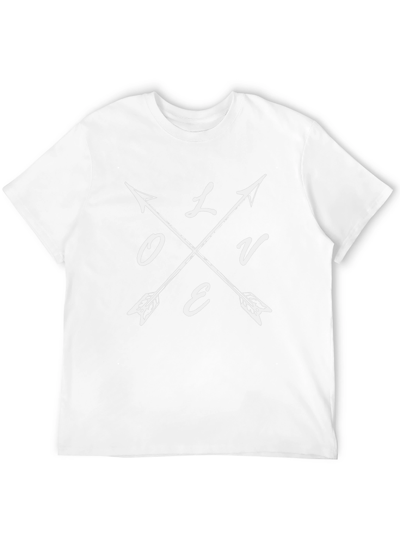 Love Arrow Graphic Tee - Stylish Casual Comfort