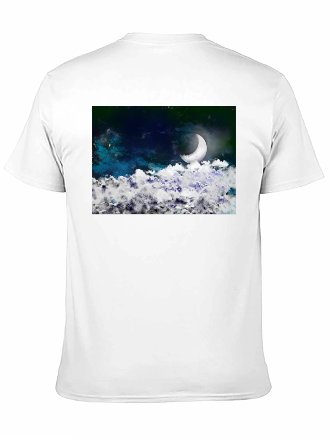 Night Sky Crescent Moon T-Shirt