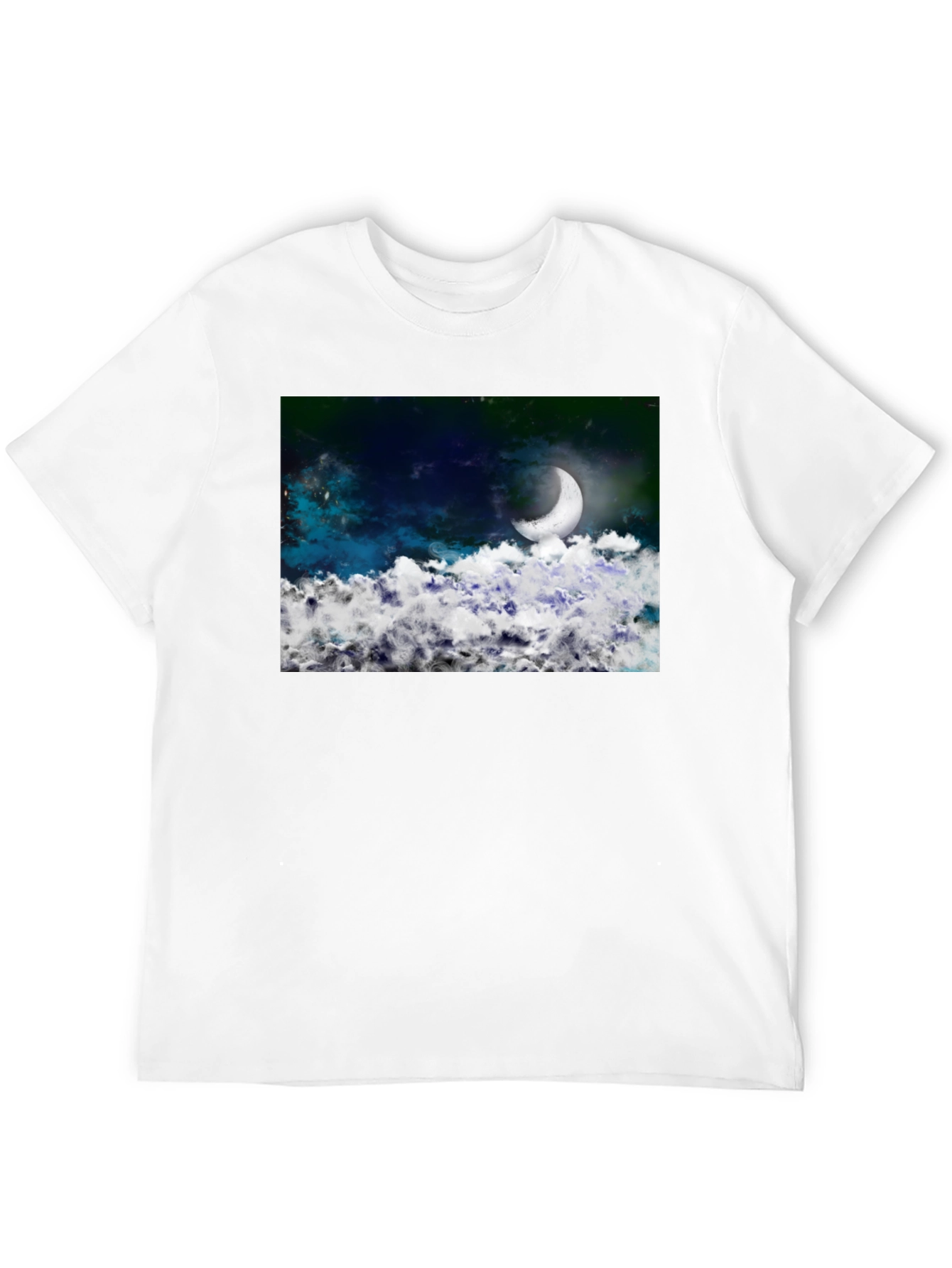 Night Sky Crescent Moon T-Shirt