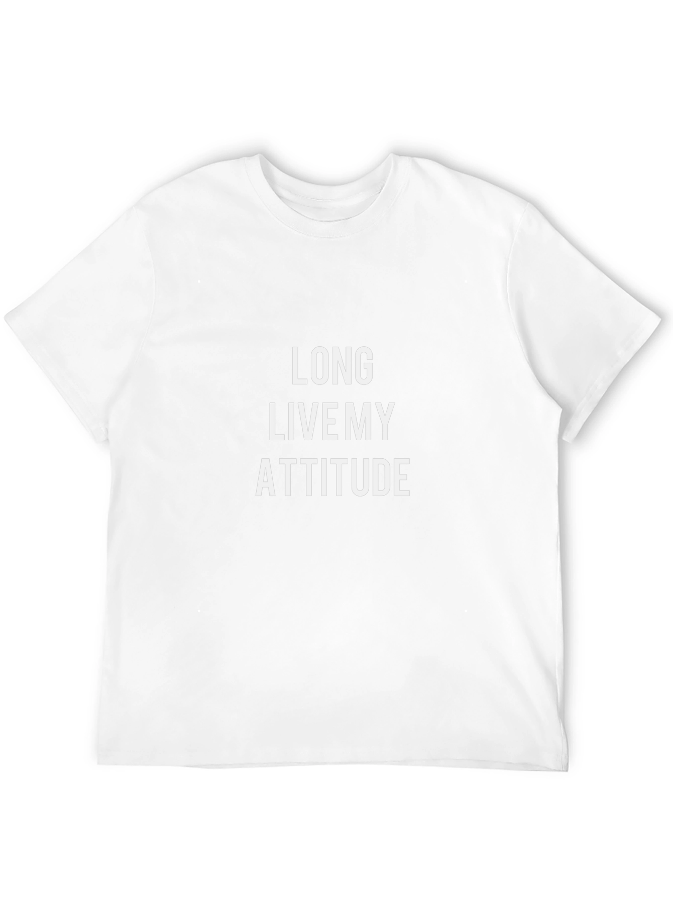 Long Live My Attitude Graphic Tee - Black