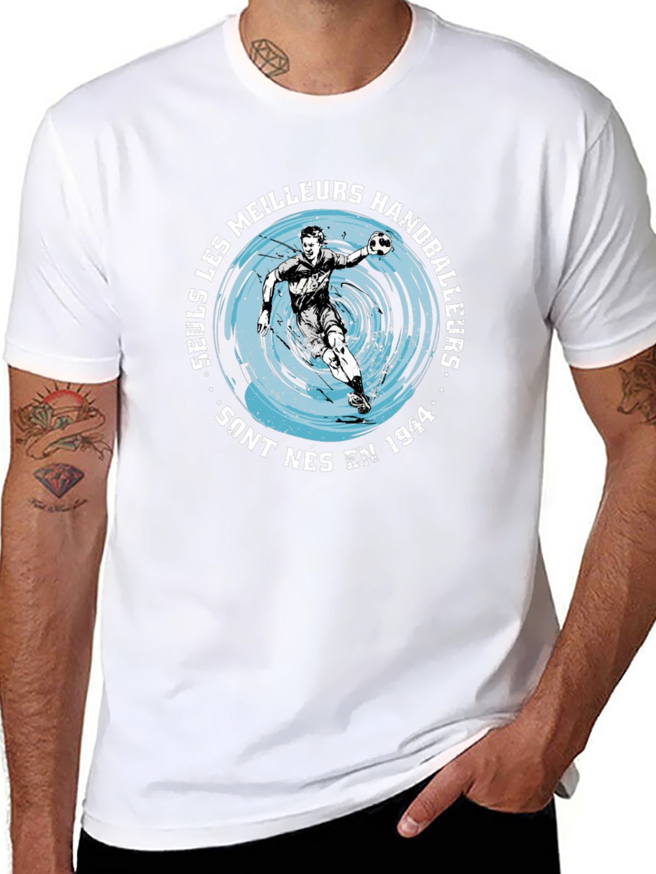 Handball Player 1944 Graphic T-Shirt