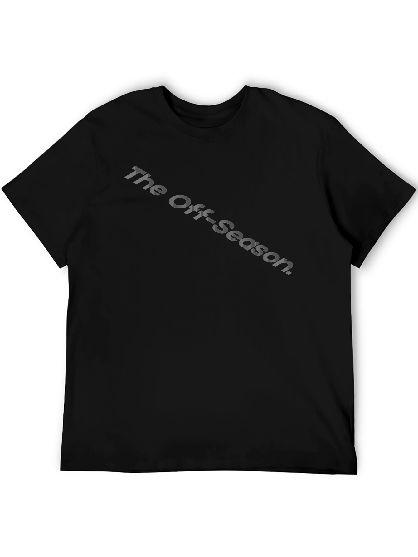 The Off-Season Graphic Black T-Shirt