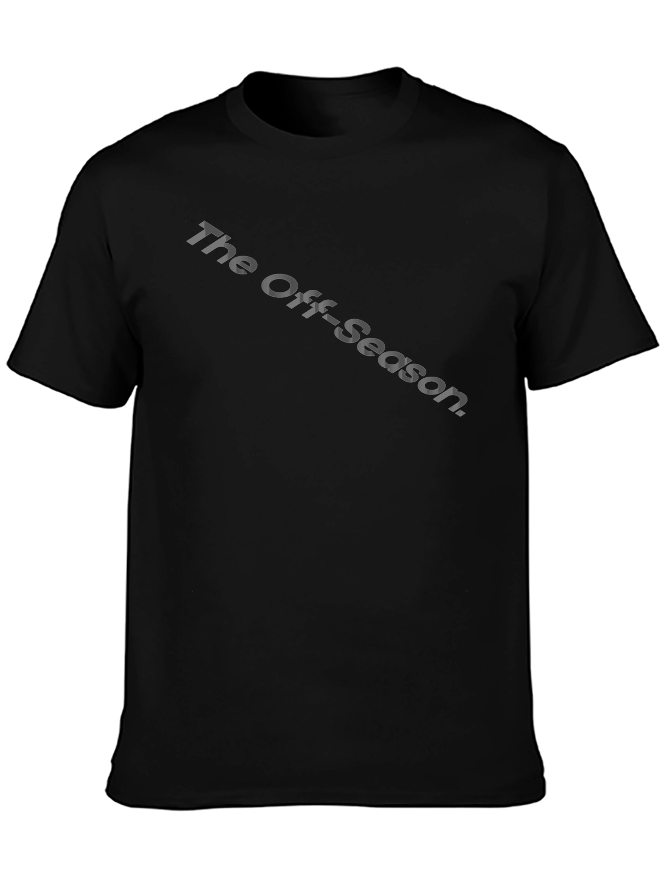 The Off-Season Graphic Black T-Shirt