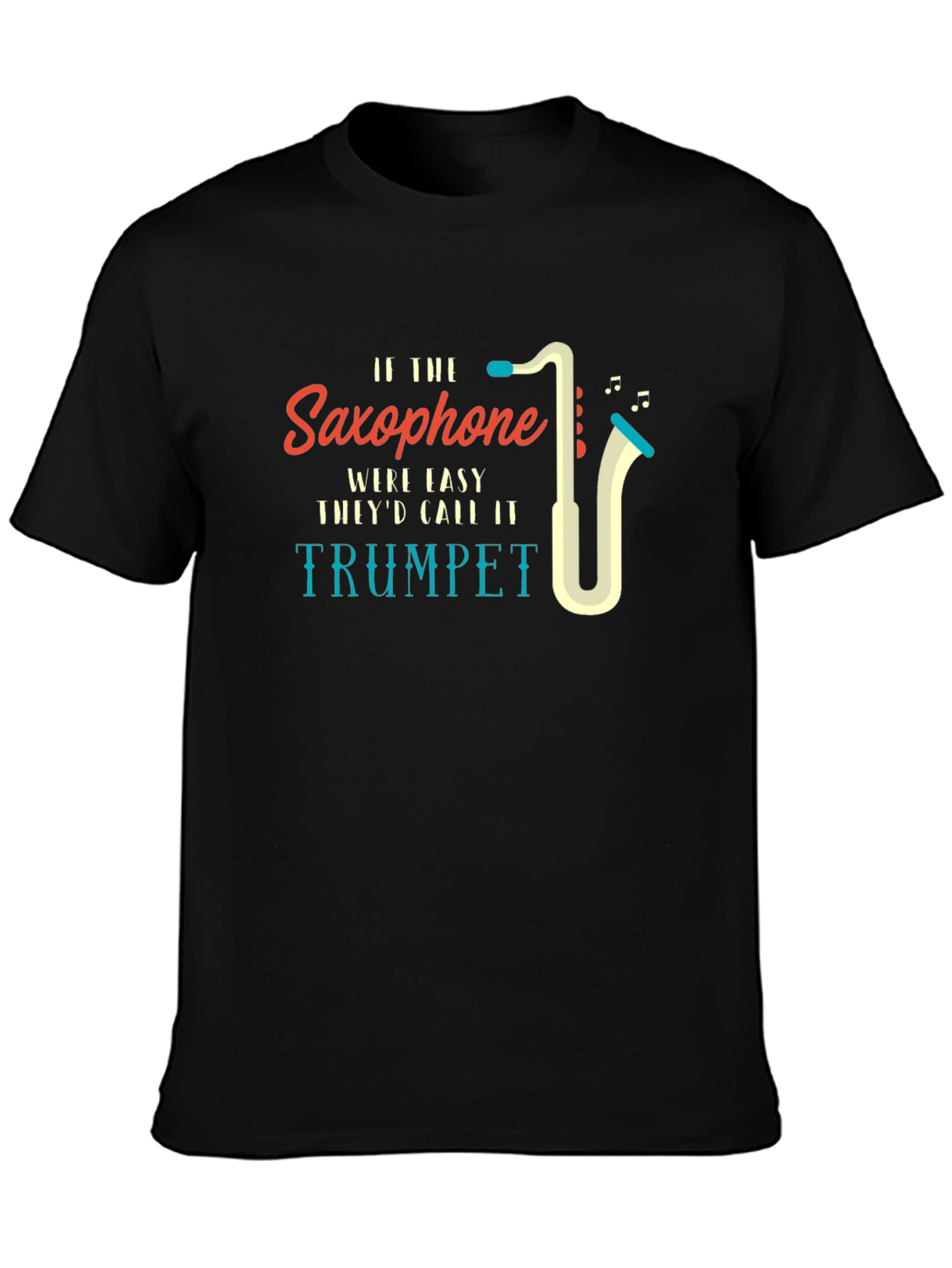 Saxophone vs Trumpet Musician T-Shirt