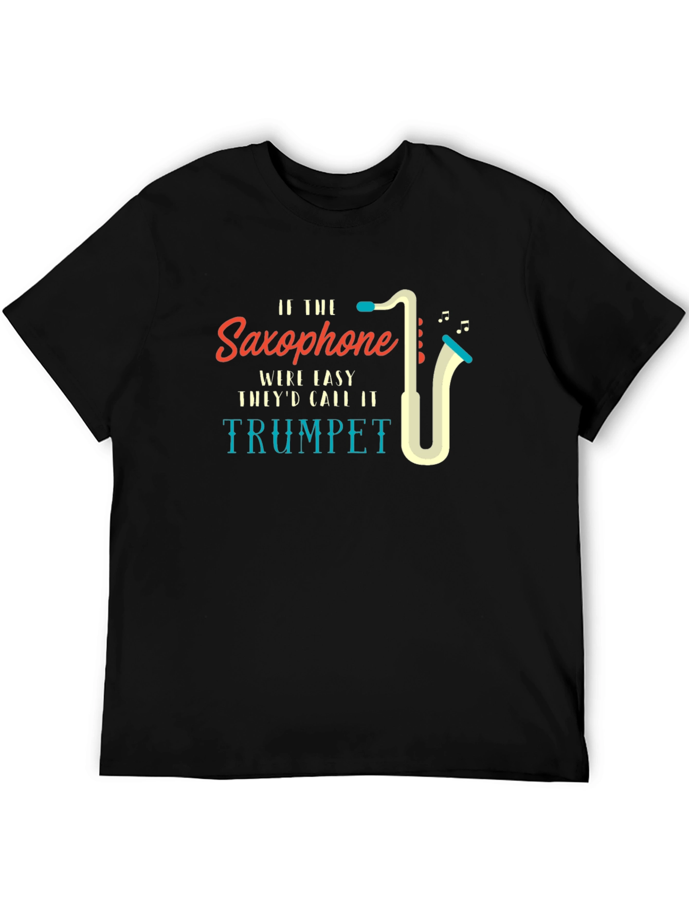 Saxophone vs Trumpet Musician T-Shirt