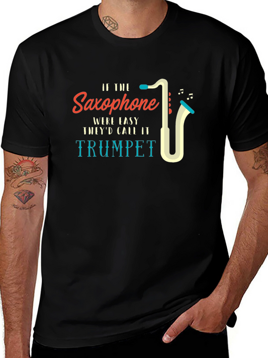 Saxophone vs Trumpet Musician T-Shirt