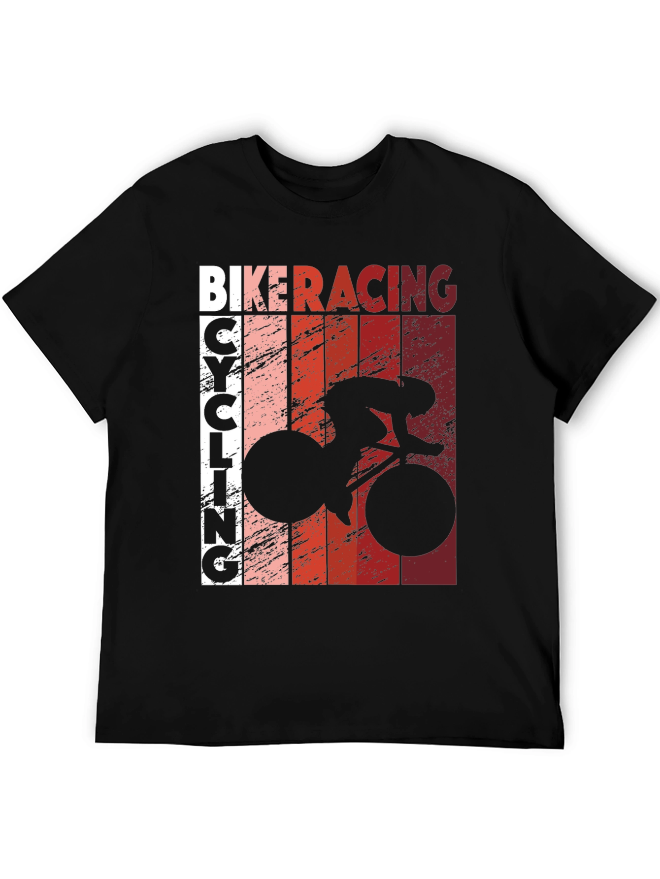 Bike Racing Cycling T-Shirt - Black