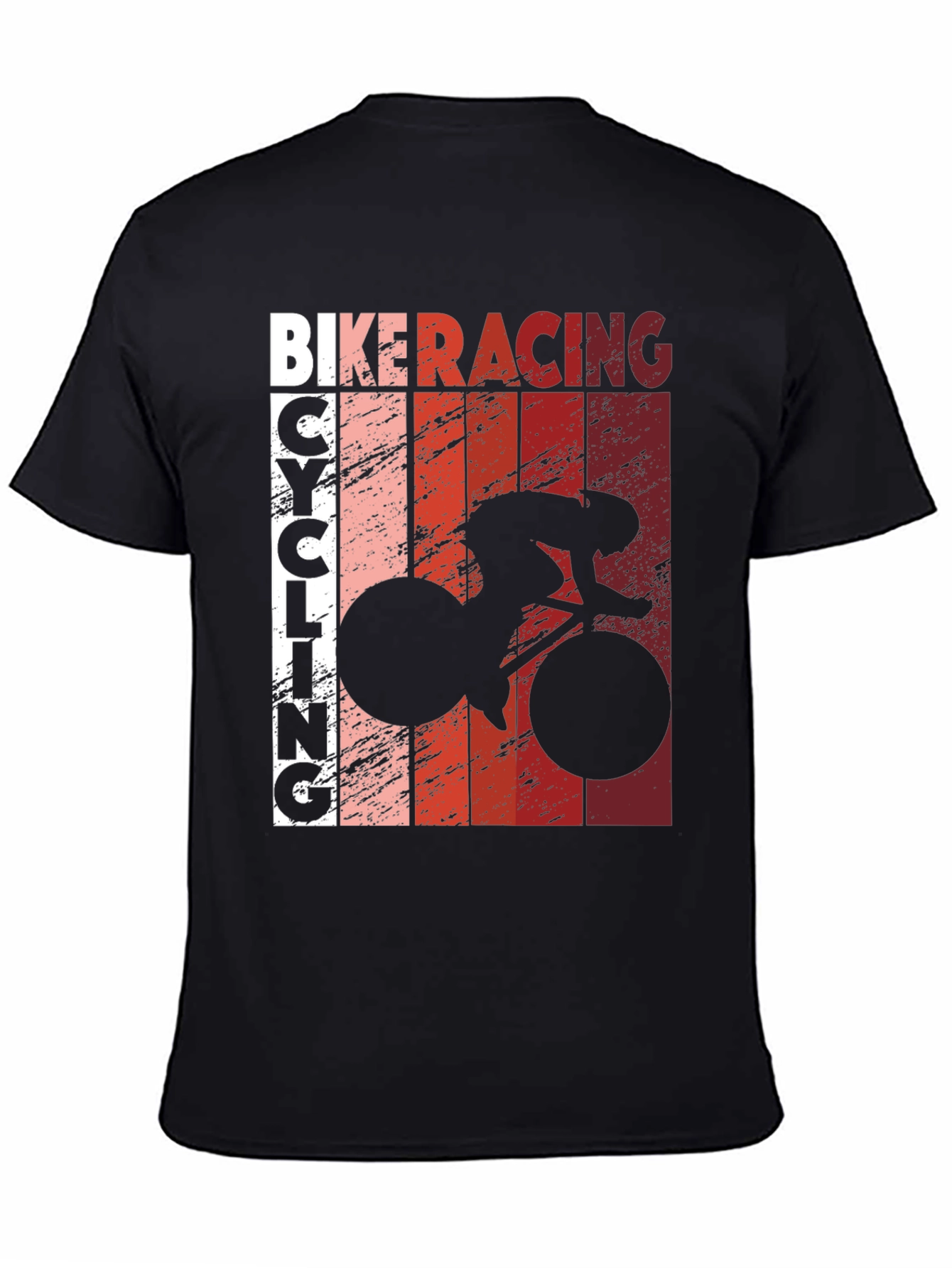 Bike Racing Cycling T-Shirt - Black