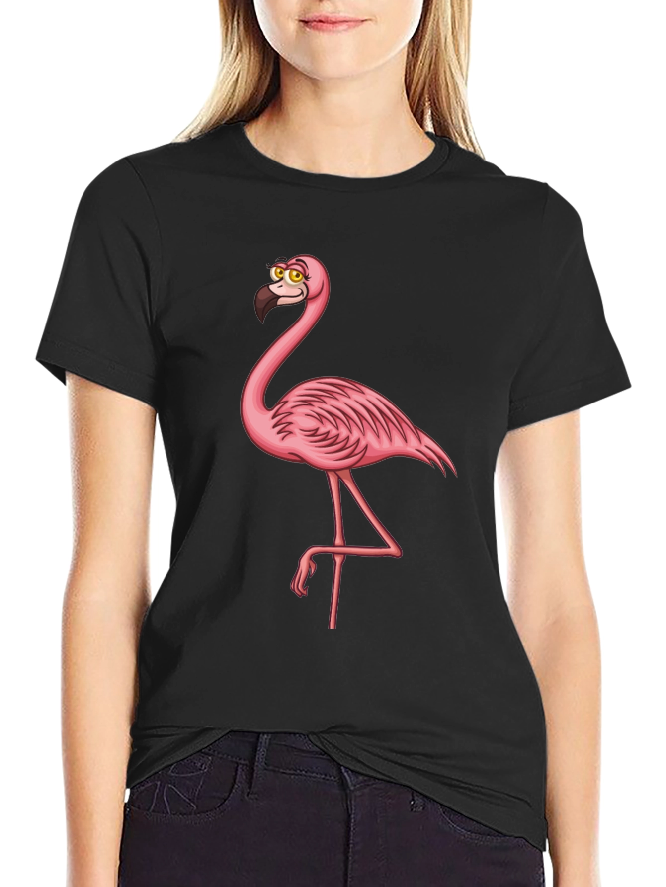 Funny Flamingo Graphic Tee