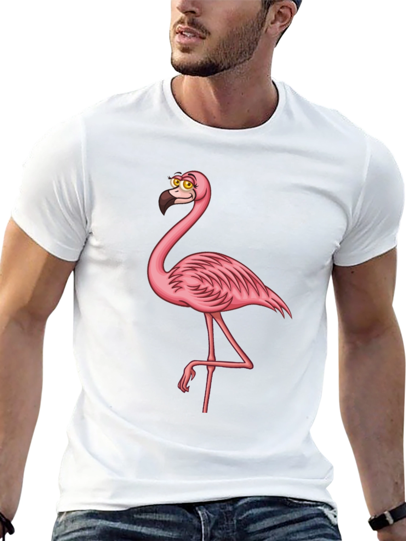 Funny Flamingo Graphic Tee